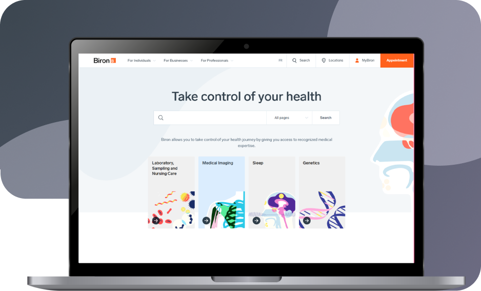 01 mockup biron homepage mockup